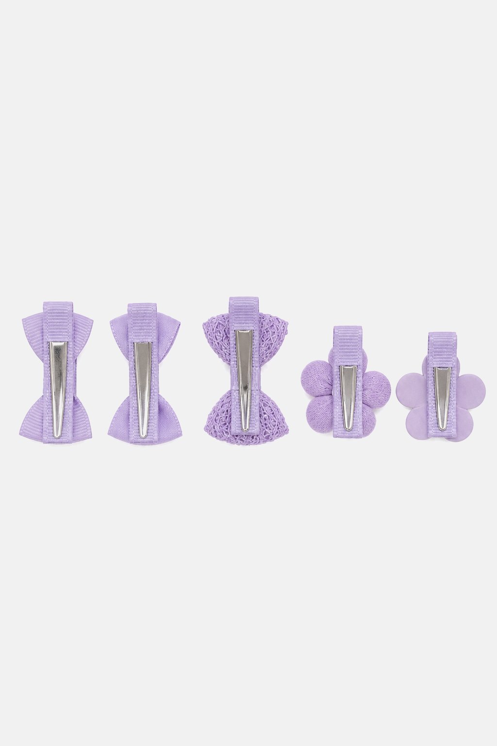 Lavender Hair Clip Set view 2