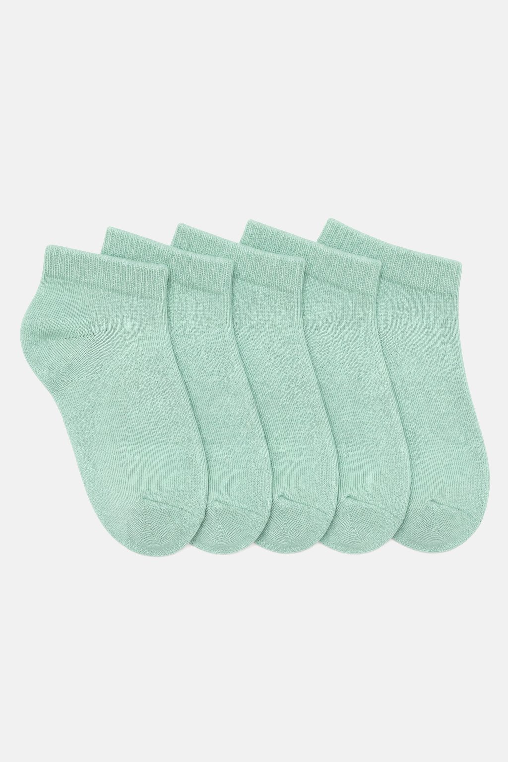 Mint Green Ankle Socks 5-Pack view 2