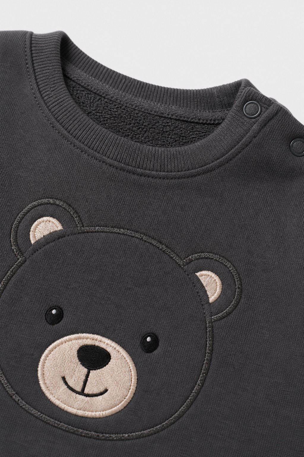 Charcoal Bear Graphic Sweatshirt view 3