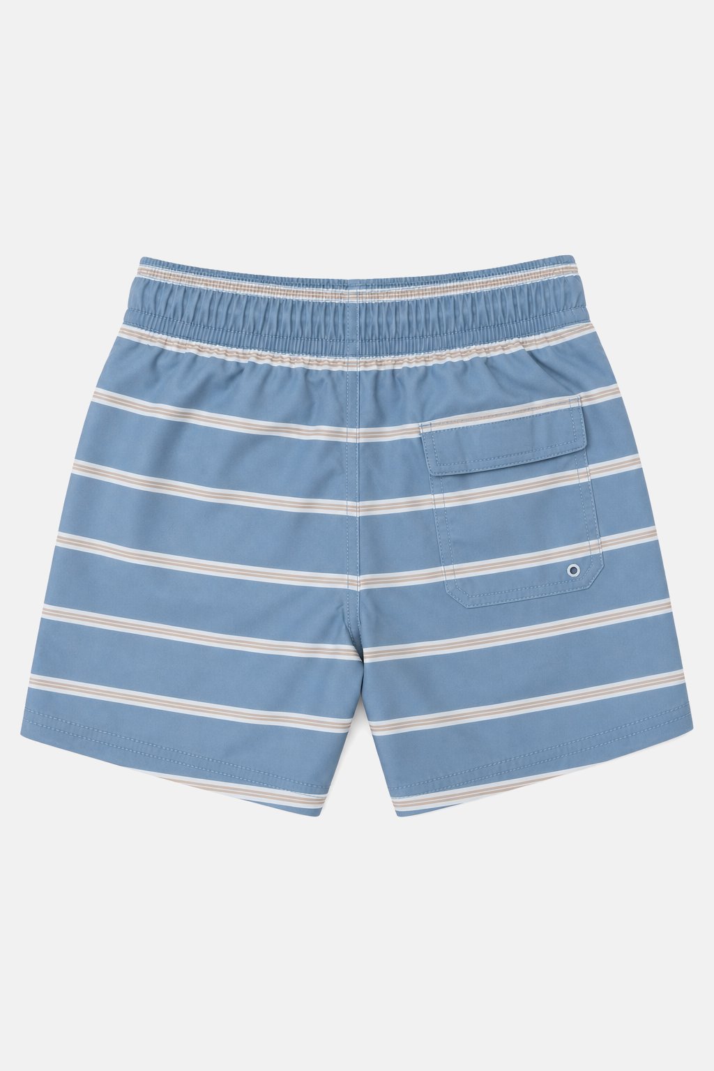 Steel Blue Striped Board Shorts view 2