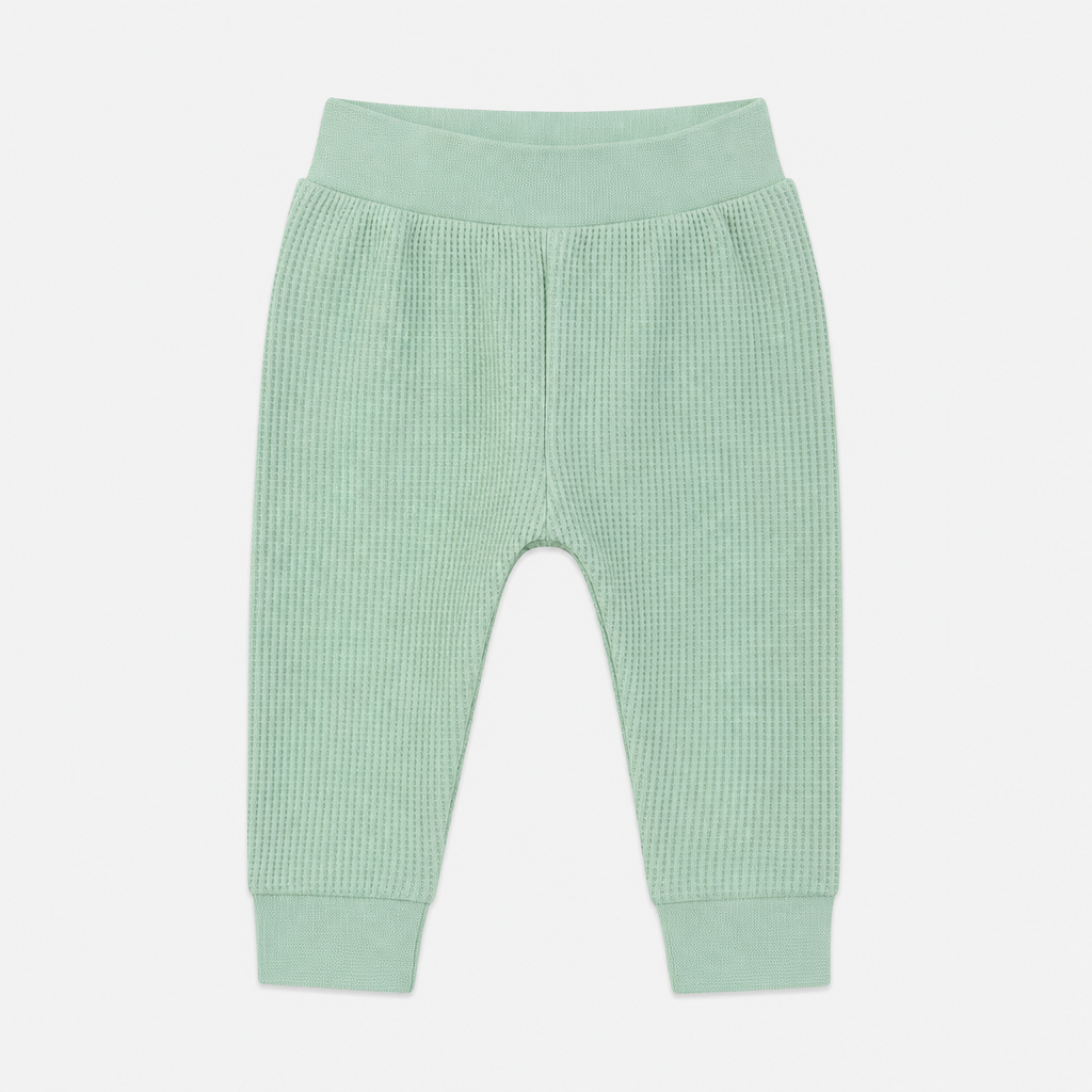 Mint Green Waffle Knit Pants
