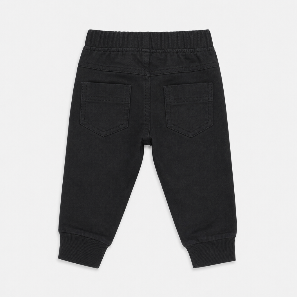 Black Moto Jogger Pants view 2