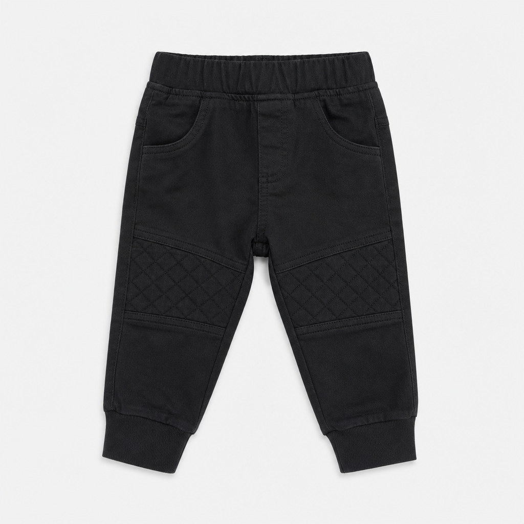 Black Moto Jogger Pants