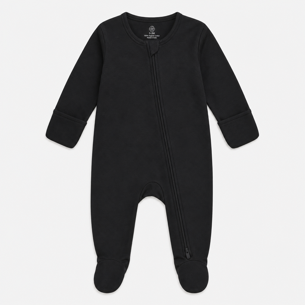 Black Organic Cotton Sleeper