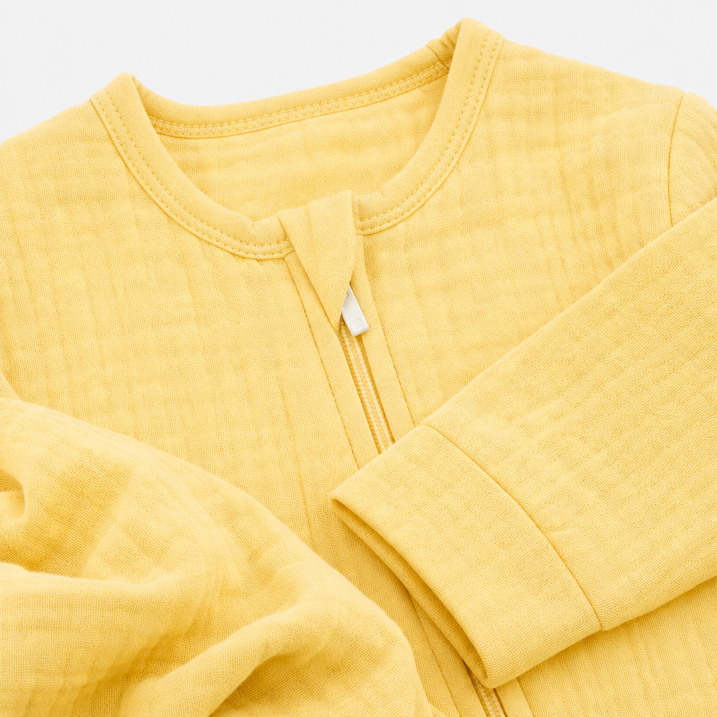 Soft Yellow Muslin Sleeper view 3