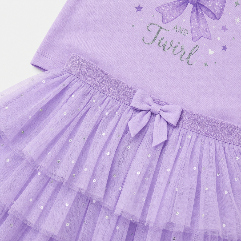 Lavender Tulle Skirt Set view 3