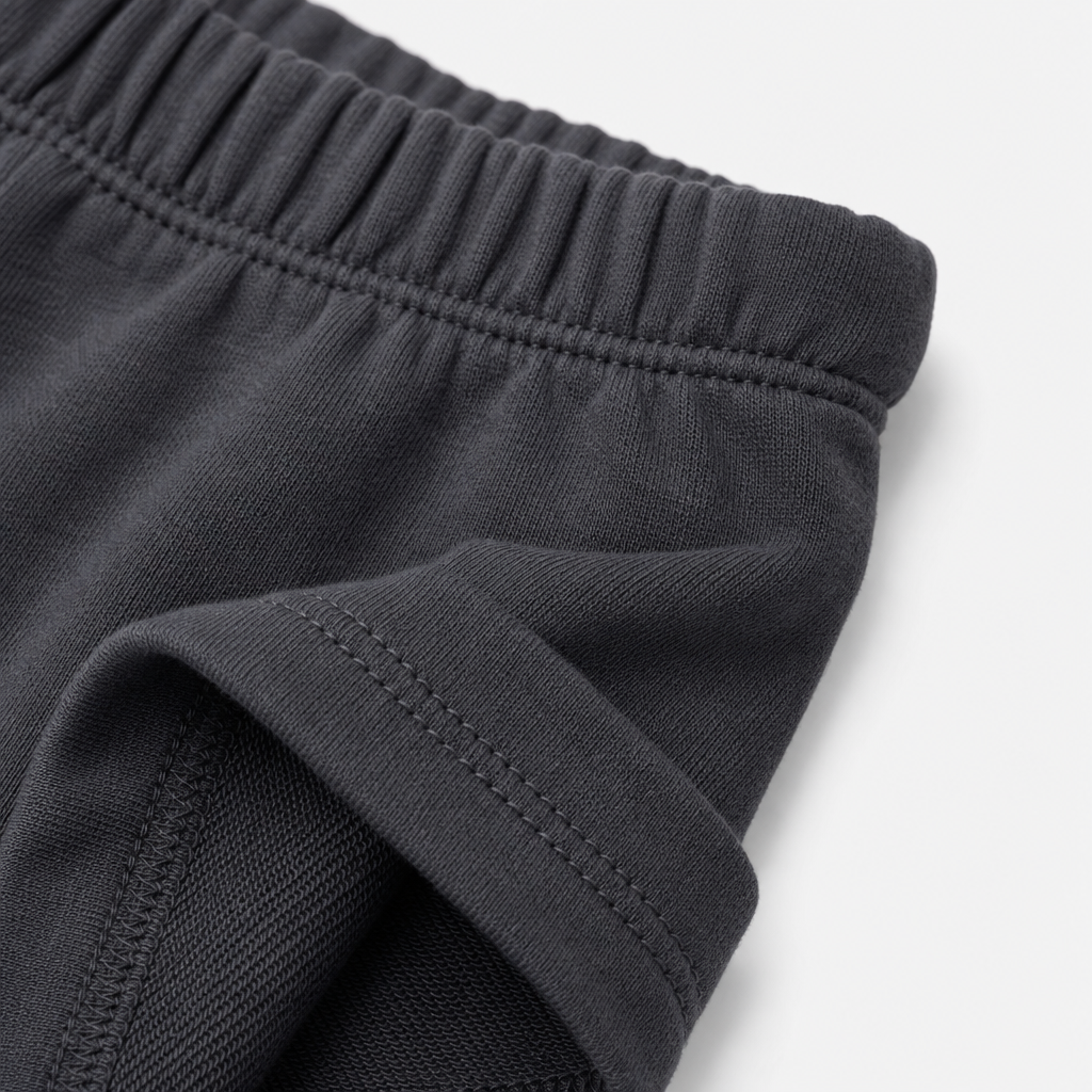 Charcoal French Terry Leggings view 3