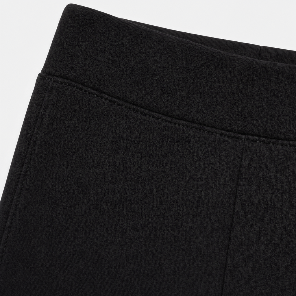 Black Ponte Leggings view 3