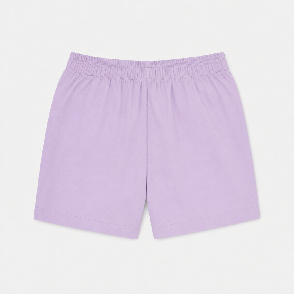 Lavender Woven Shorts view 2