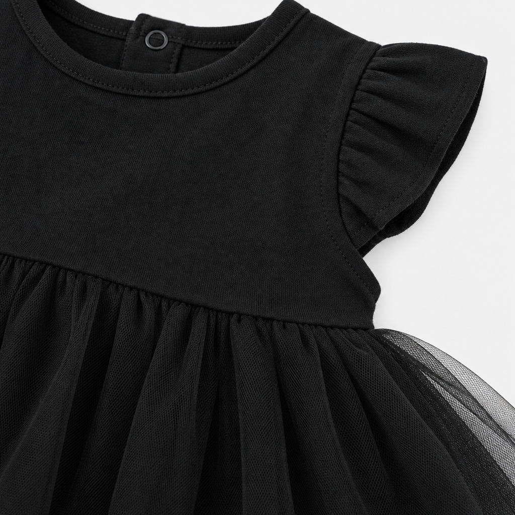 Black Tulle Skirt Dress view 3