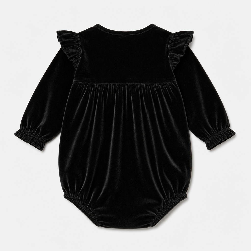 Black Velvet Romper view 2