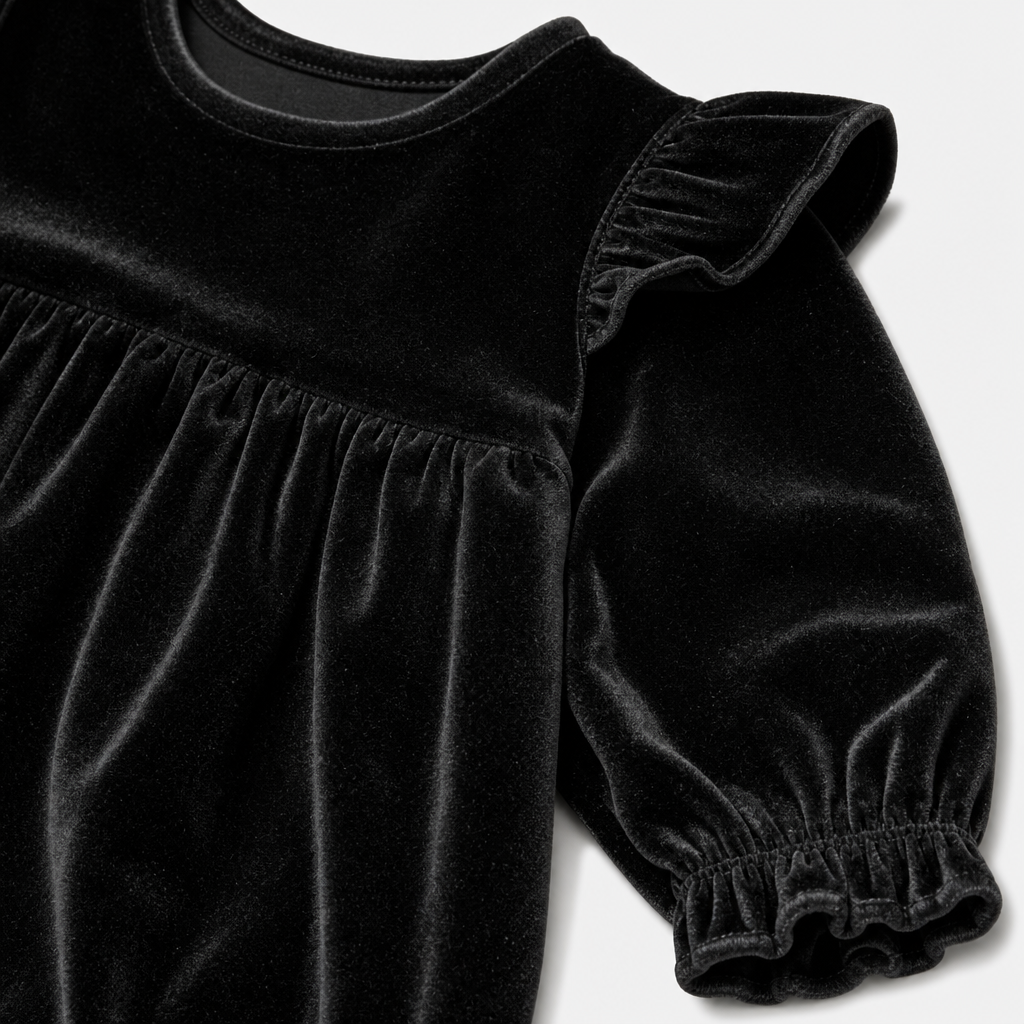 Black Velvet Romper view 3