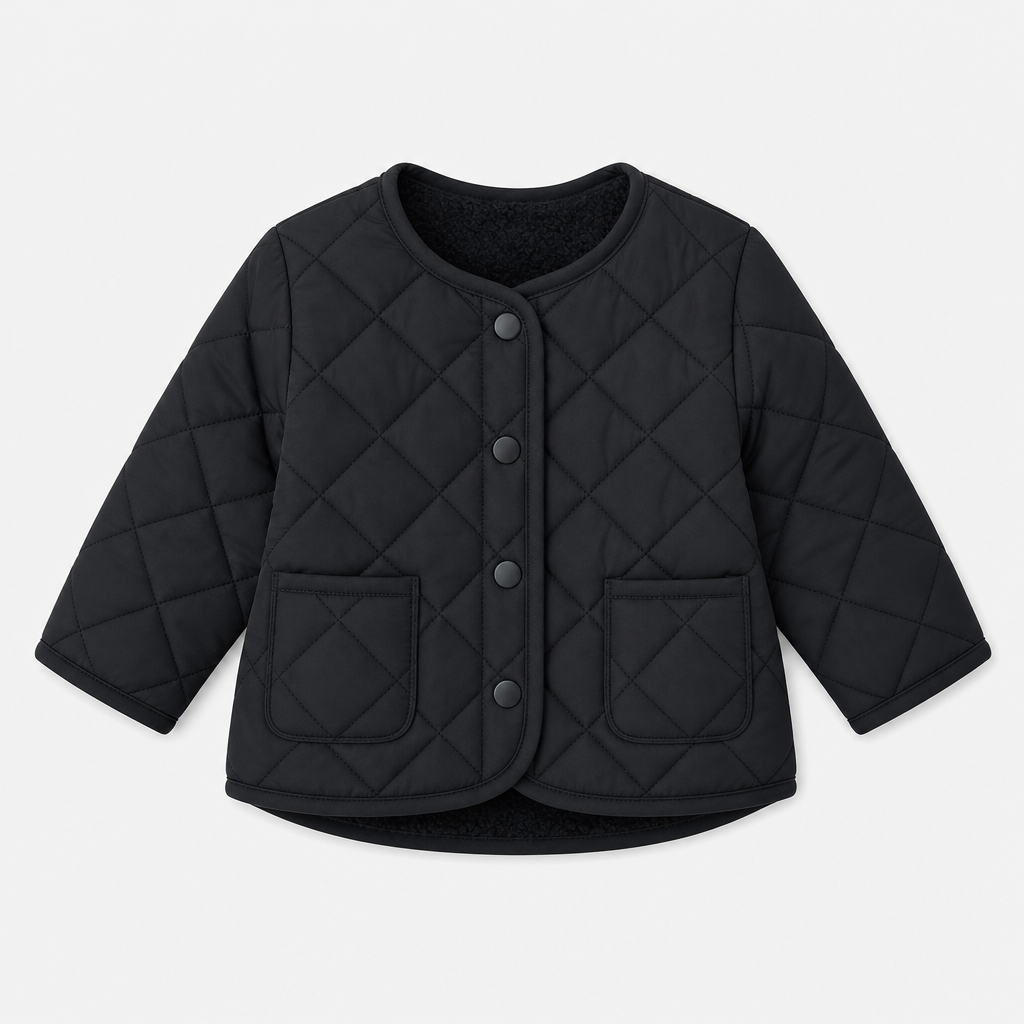 Black Quilted Jacket