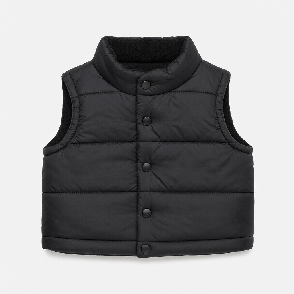 Black Puffer Vest