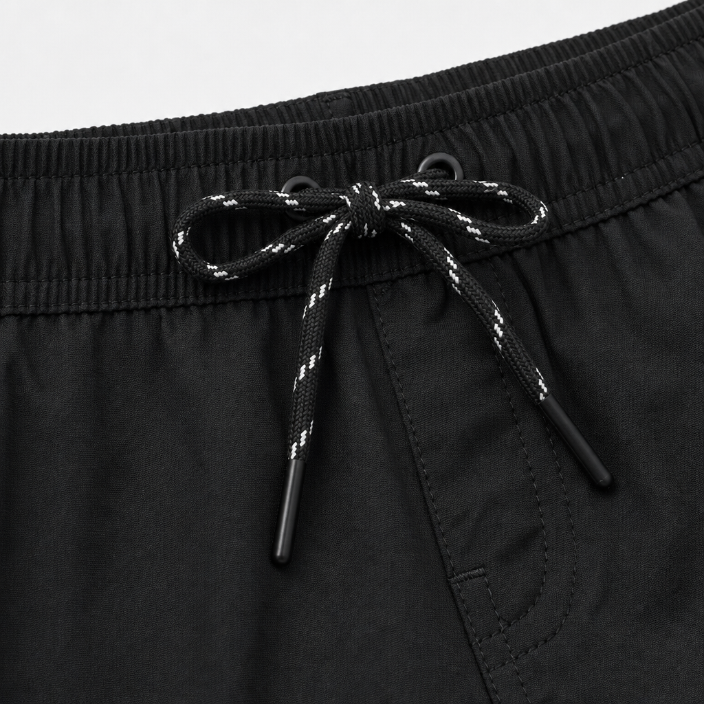 Black Swim Trunks view 3