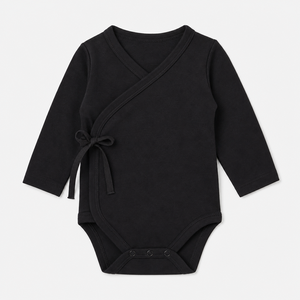 Black Wrap Bodysuit
