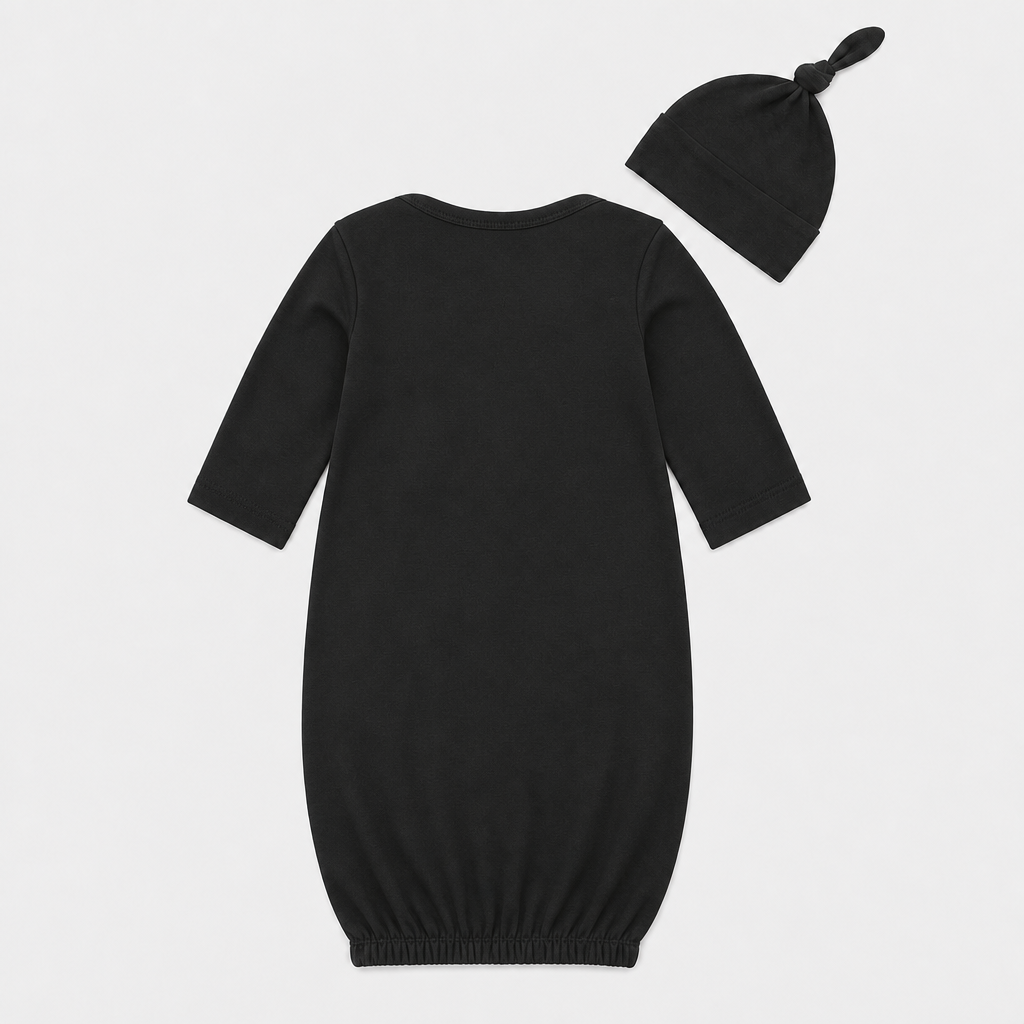Black Gown & Cap Set view 2