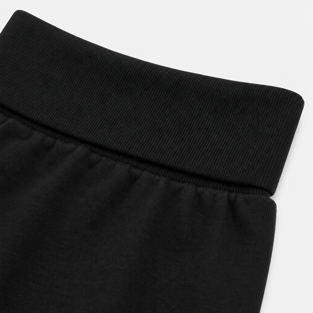 Black Knit Pants view 3