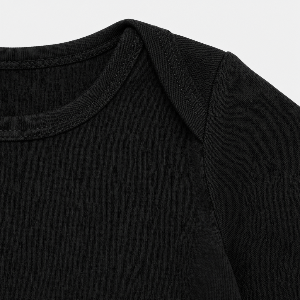 Black Long-Sleeve Tee view 3