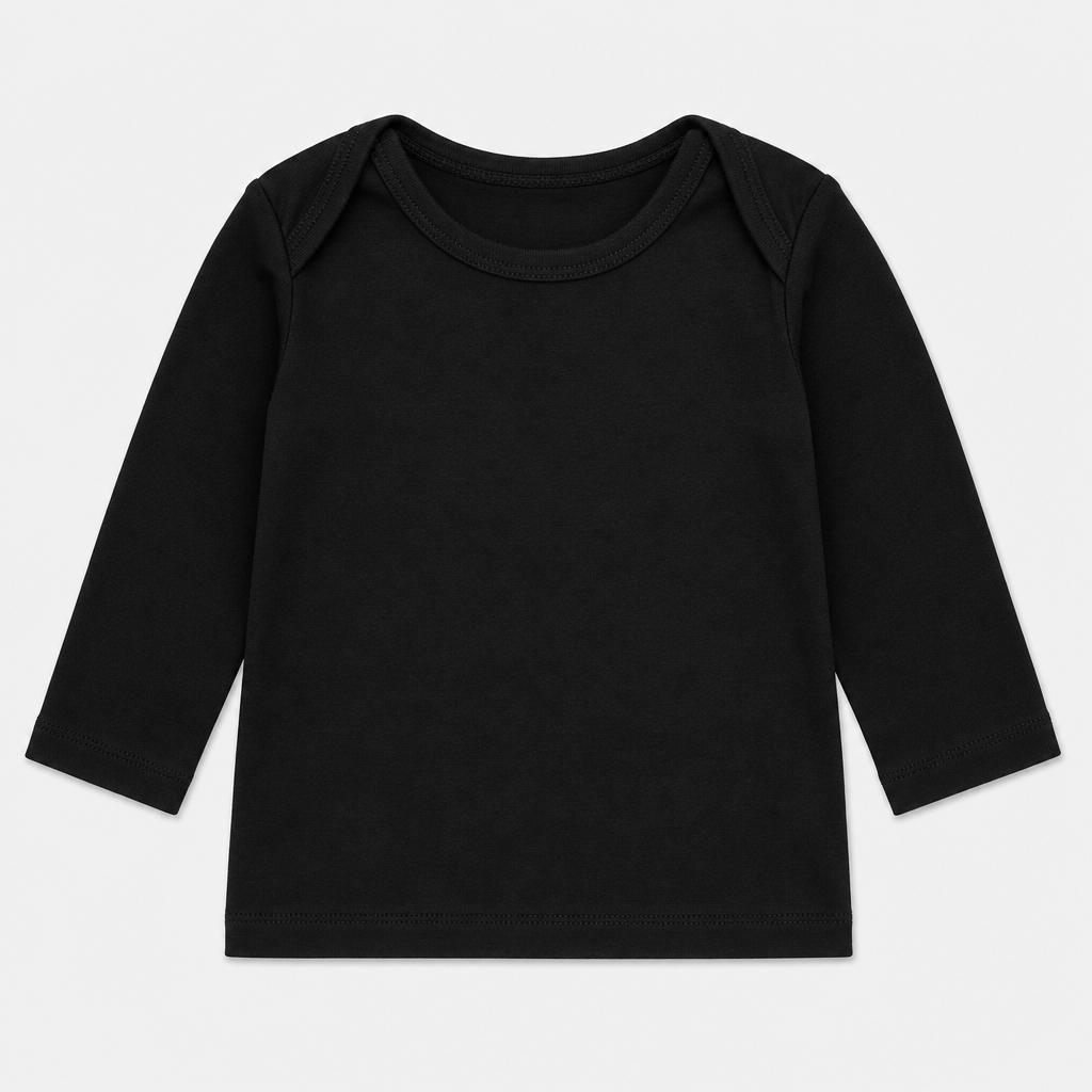 Black Long-Sleeve Tee