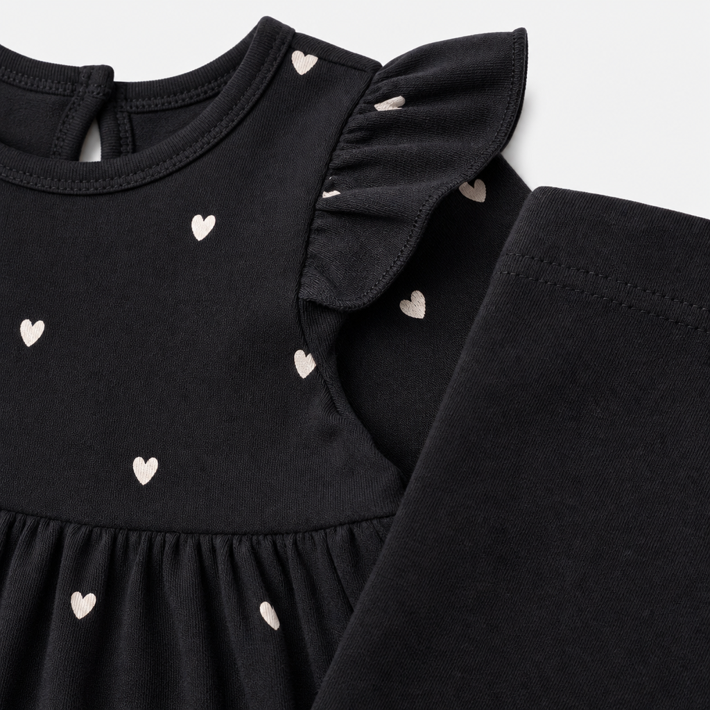 Black Legging & Tunic Set view 3