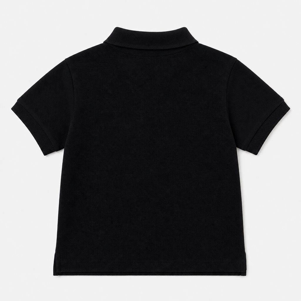 Black Polo Shirt view 2