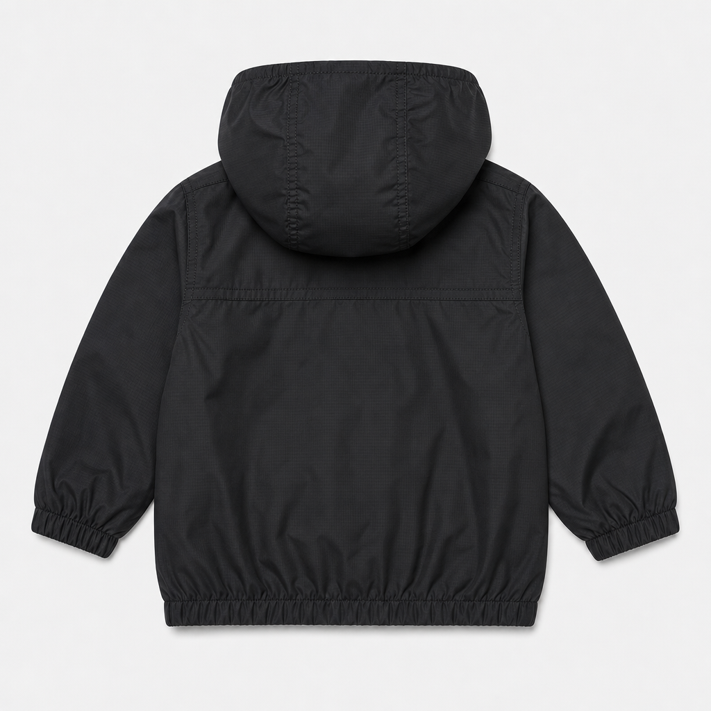 Black Windbreaker view 2
