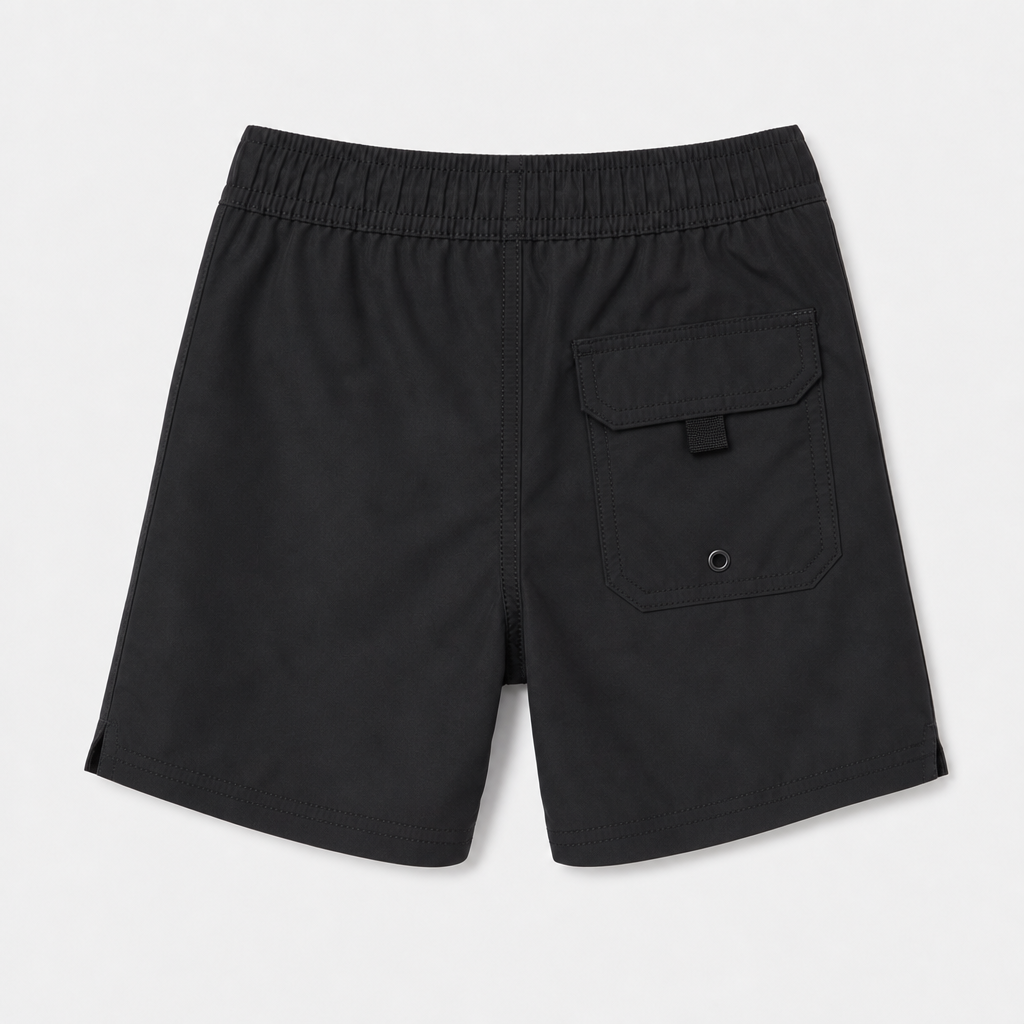 Black Board Shorts view 2