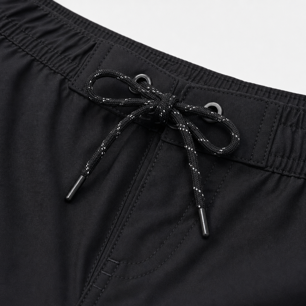 Black Board Shorts view 3