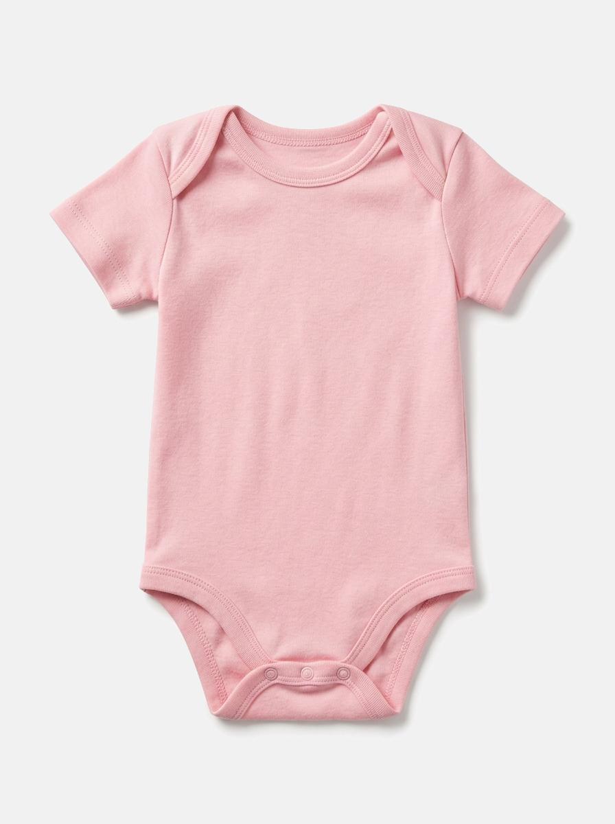 Soft Pink Cotton Onesie