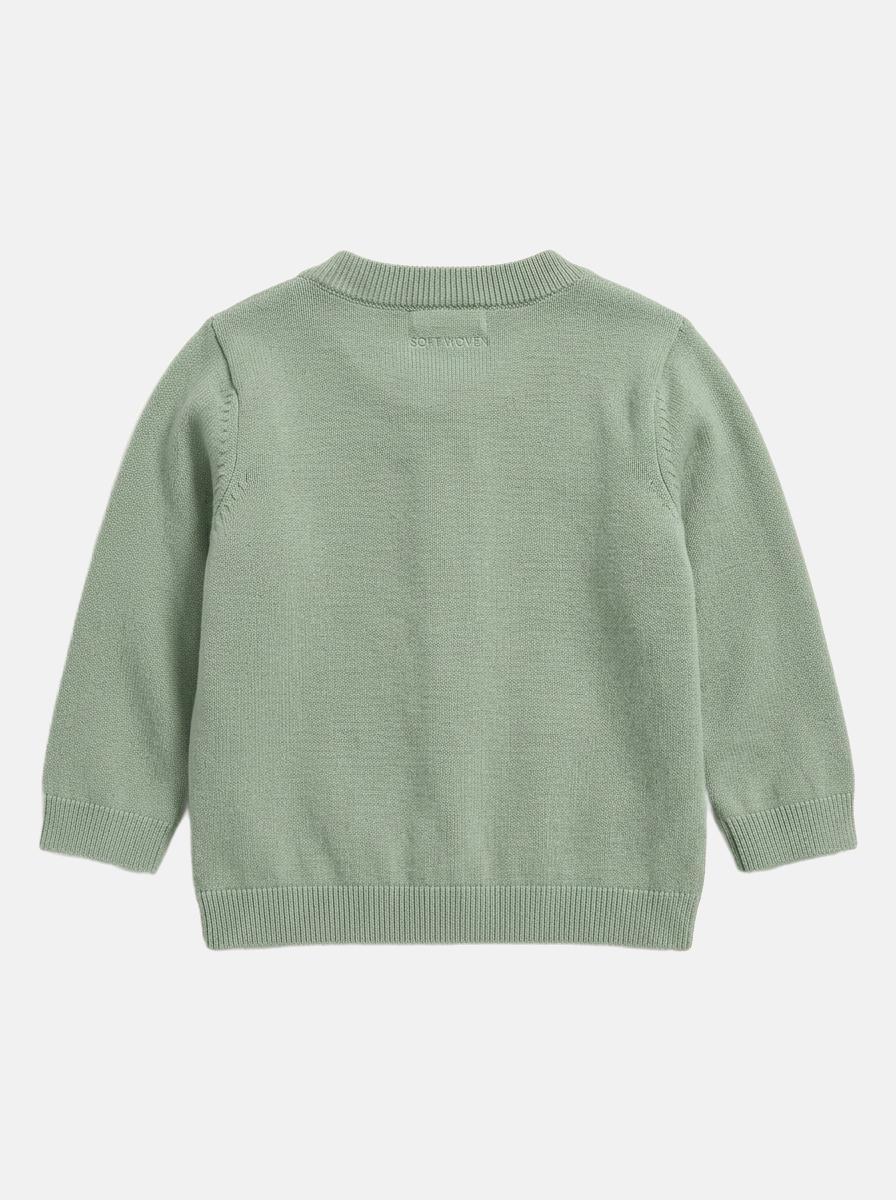 Sage Green Knit Cardigan view 2