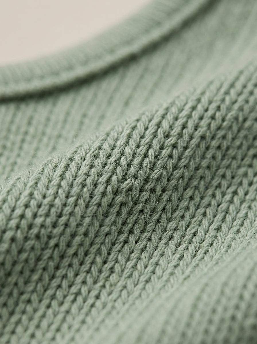Sage Green Knit Cardigan view 3