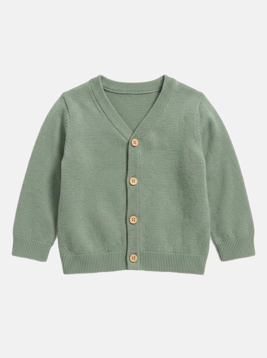 Sage Green Knit Cardigan
